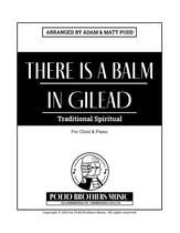 There Is a Balm in Gilead SATB choral sheet music cover